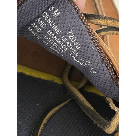 Timberland Earth Brown Leather Men's 8M Boat Shoe Loafer Sporty Resort Vacation - Picture 10 of 10